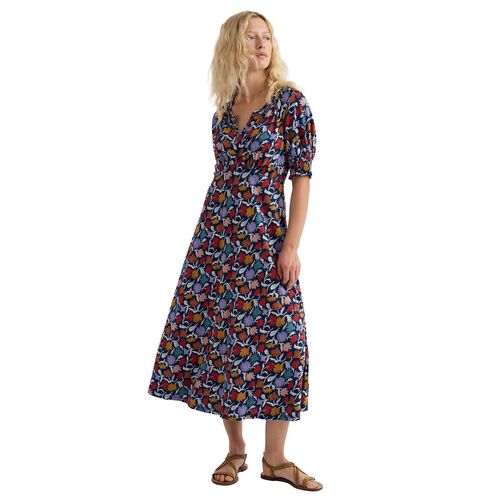 Seasalt Cornwall Fenil Dress Garden Floral Sea Cave